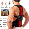 Fully Adjustable Hunchbacked Posture Corrector Back Magnets Support Brace Shoulder Band Belt (M)